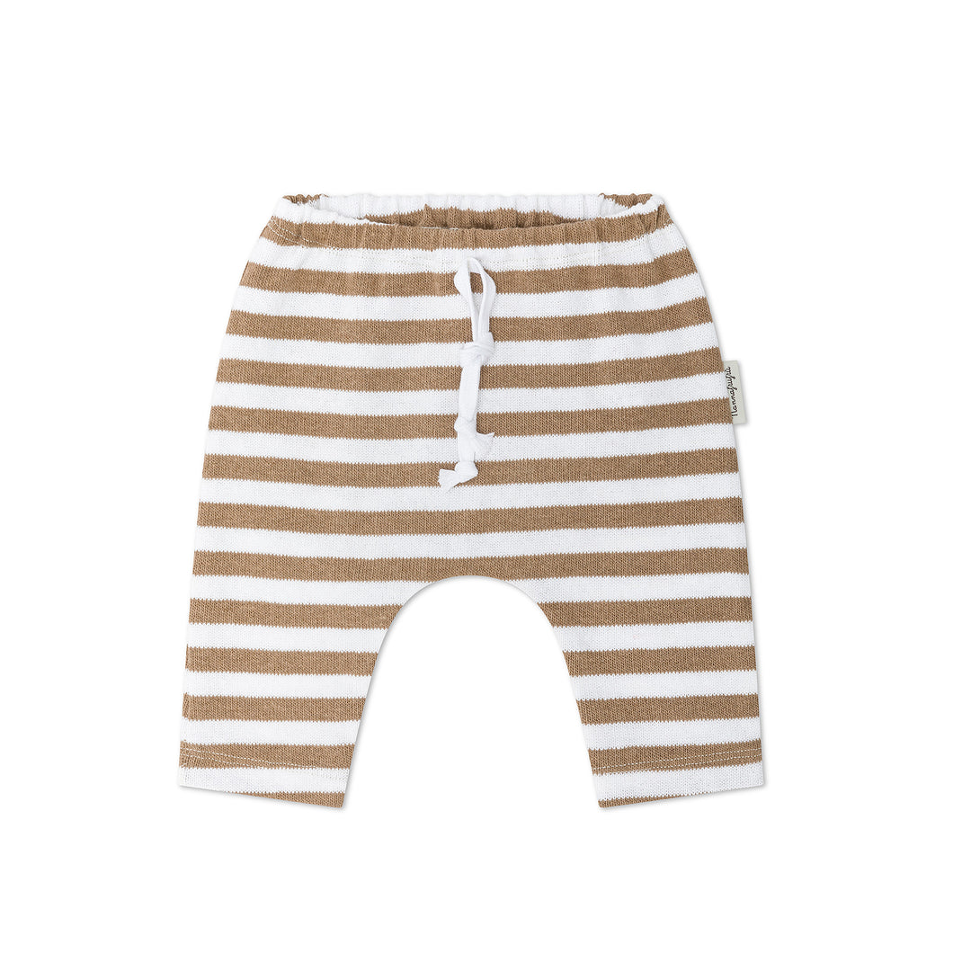 Pantalone Rigato Beige