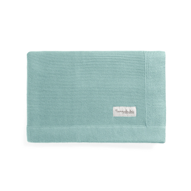 Bamboo and Cotton Aqua Blanket